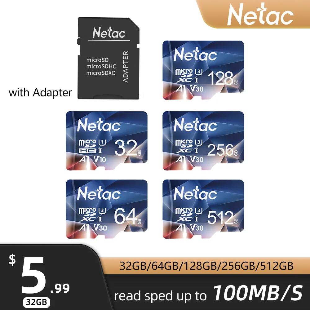 Netac ޸ ī ũ SD ī,  P500 , FAT32 exFAT ũ SDXC ī, 512GB, 256GB, 128GB, 64GB, 32GB, U3 ī